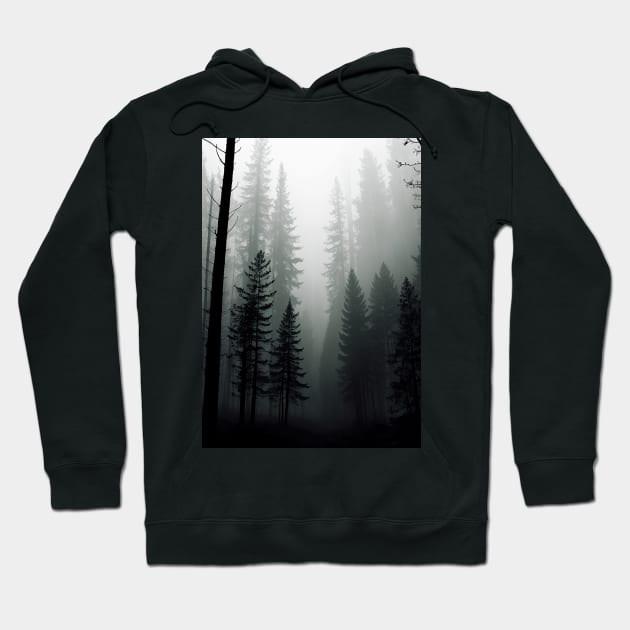 A Land of Eternal Mist Hoodie by CursedContent